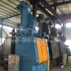 Q326 Q3210 Tumble rubber belt shot blasting machine