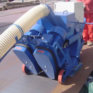 Steel Plate Mobile Shot Blasting Machine