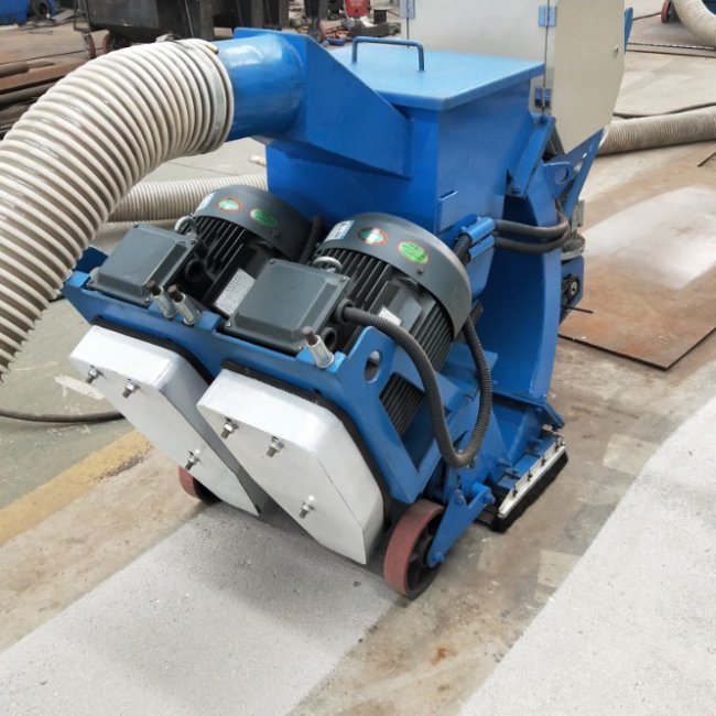 Concrete / bridge / airport runway mobile shot blasting machine - 2