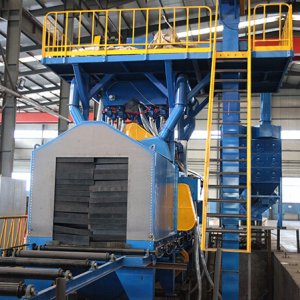 H beam shot blasting machine／Profile Steel Shot Blasting Machine