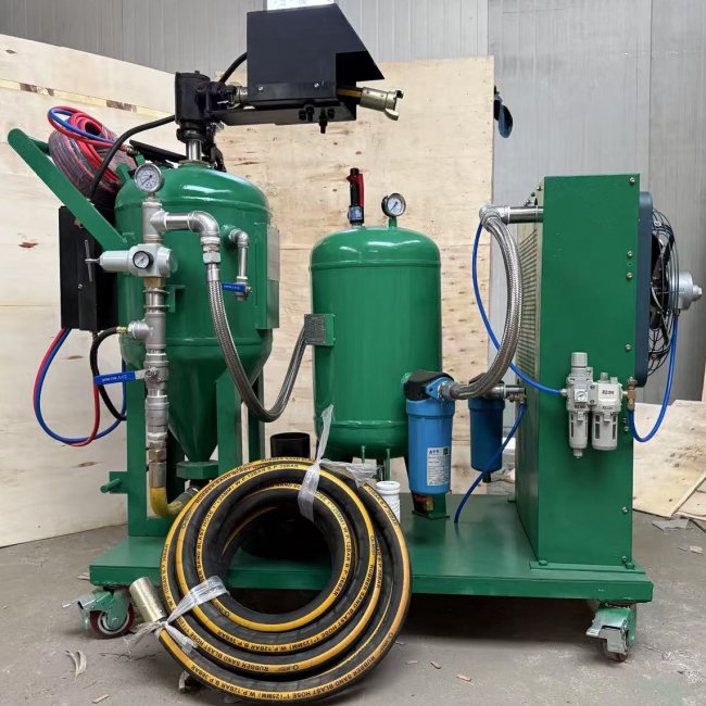 DB225 DUSTLESS BLASITNG FLEX CART