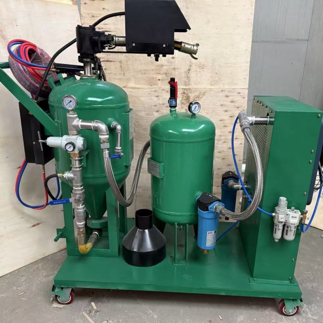 DB225 DUSTLESS BLASITNG FLEX CART - 1